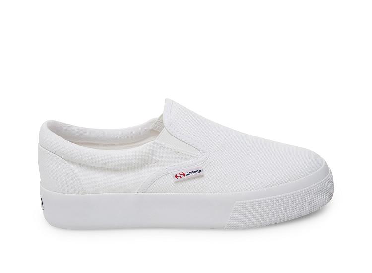 Superga 2306 Cotw White - Womens Superga Slip on Shoes
